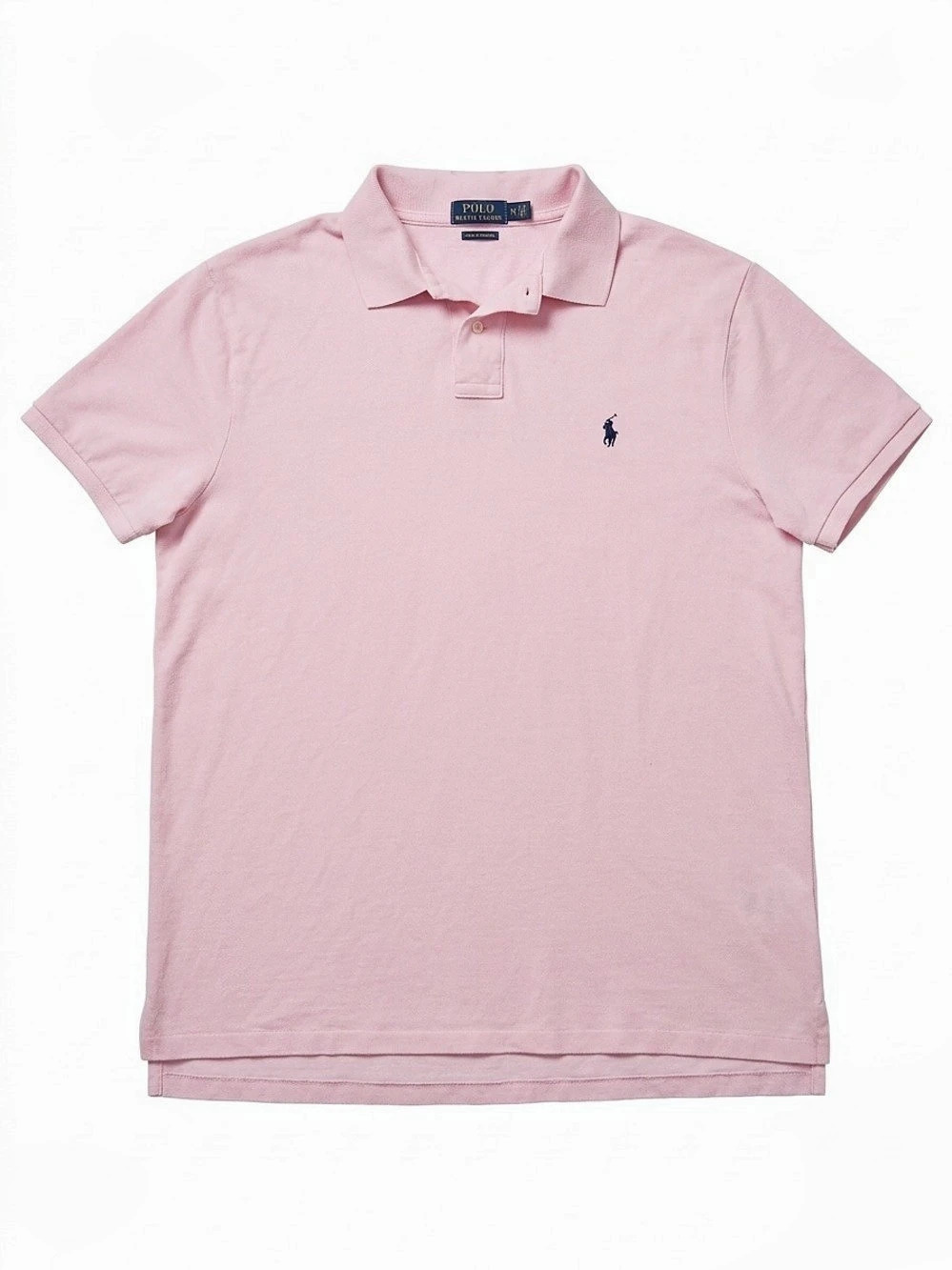Polo Ralph Lauren Custom Slim Fit Cotton Mesh Polo Shirt Pink